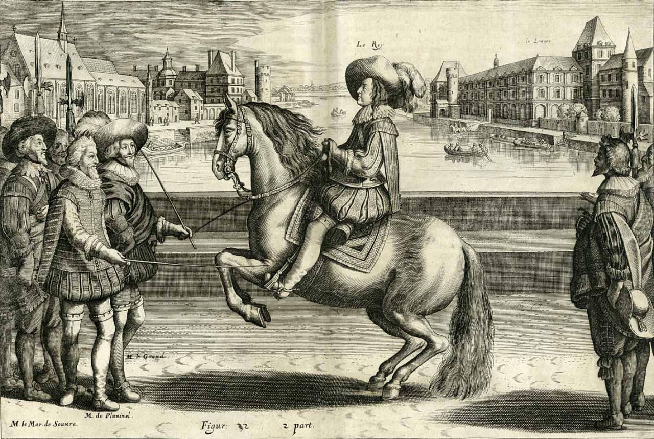 Pluvinel et le roi